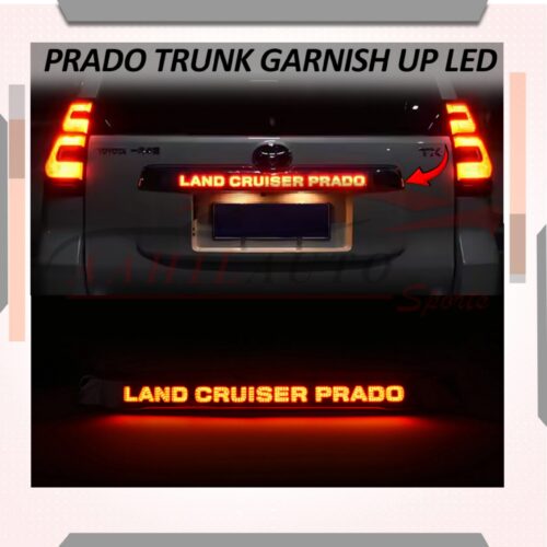 Toyota Prado FJ160 Rear Garnish Up With LED 2017-2025