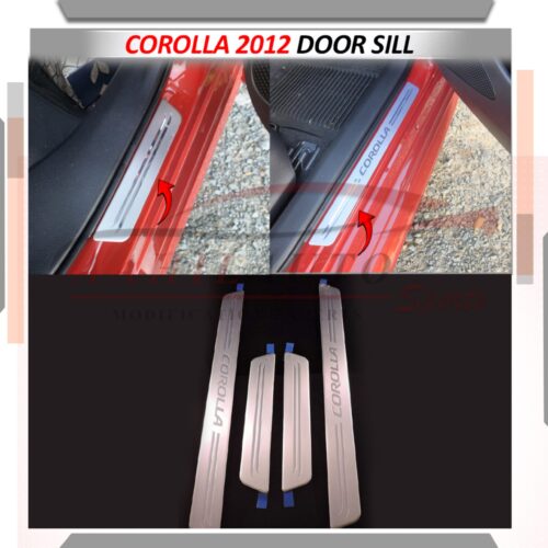 Toyota Corolla Glass LED Sill Plates / Skuff LED panels – Model 2008-2012