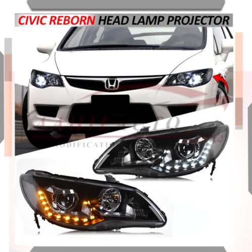 Honda Civic Reborn FD2 Audi Style Led Headlight 2008-2013
