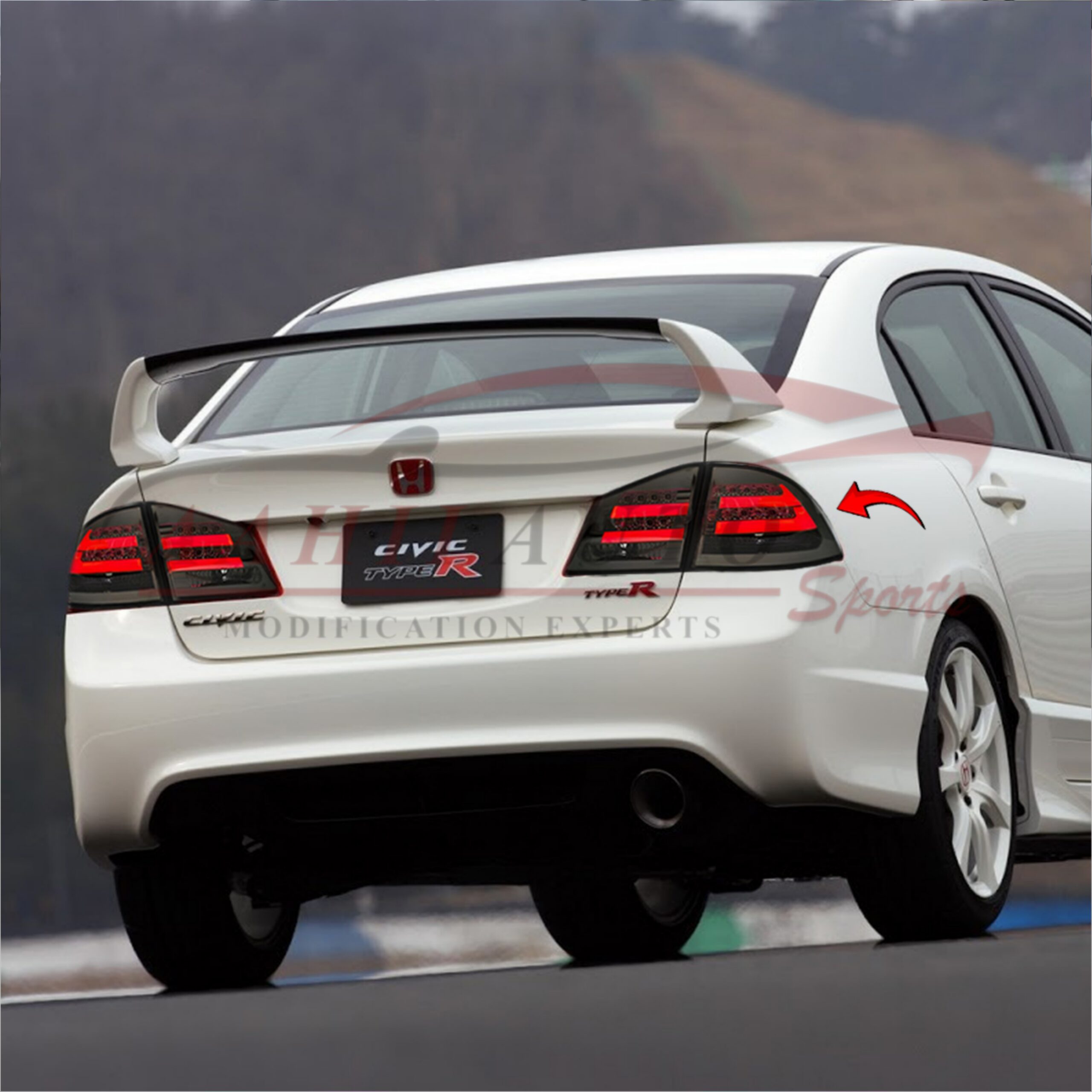 Honda Civic Reborn SMOKE LED Bar Taillights - China - Image 3