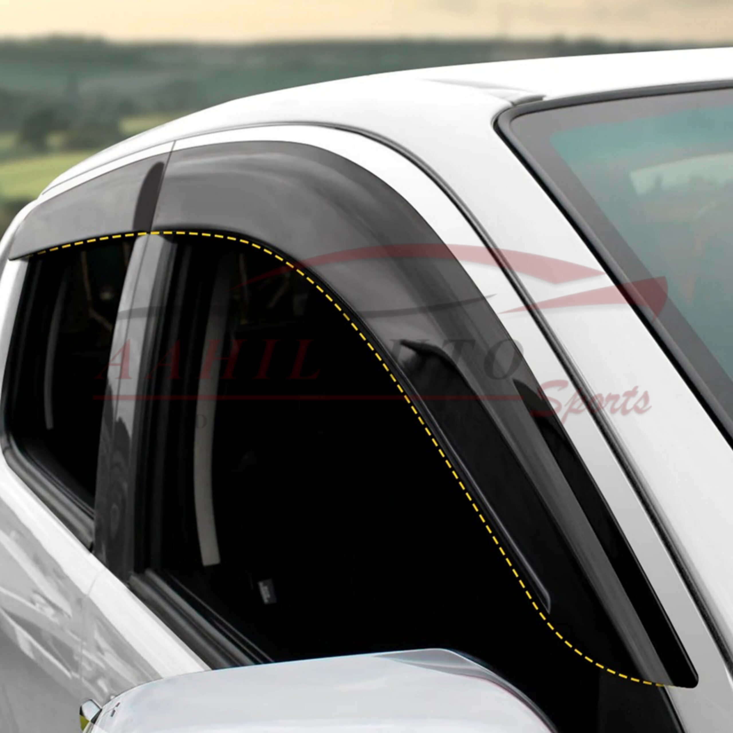 JAC T9 Hunter Maximus TXR Air Press With Chrome 4 Pcs 2025-2026 - Sun Visor - Image 2