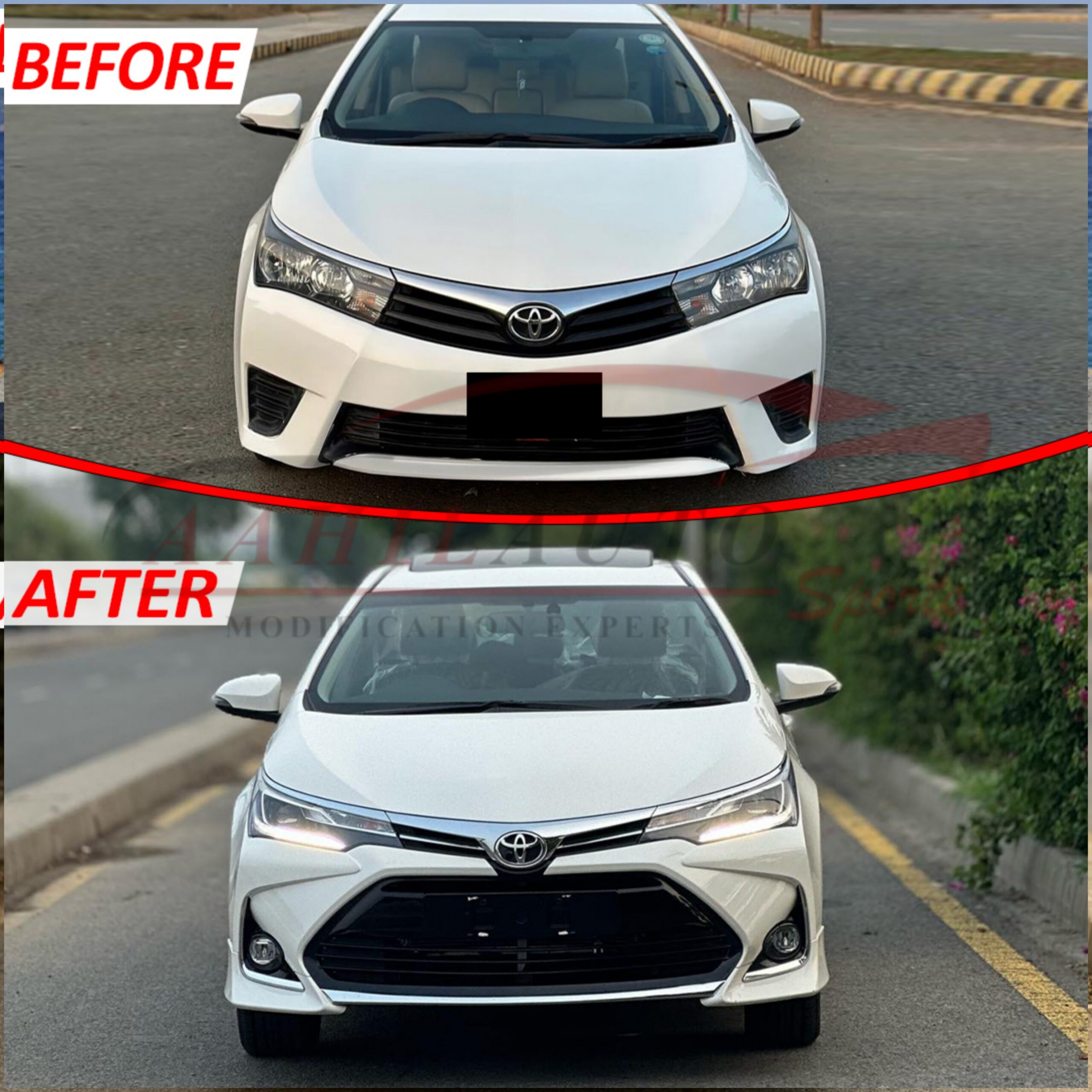 Toyota Corolla 2017 Conversion into Corolla-X 2023 - Image 4