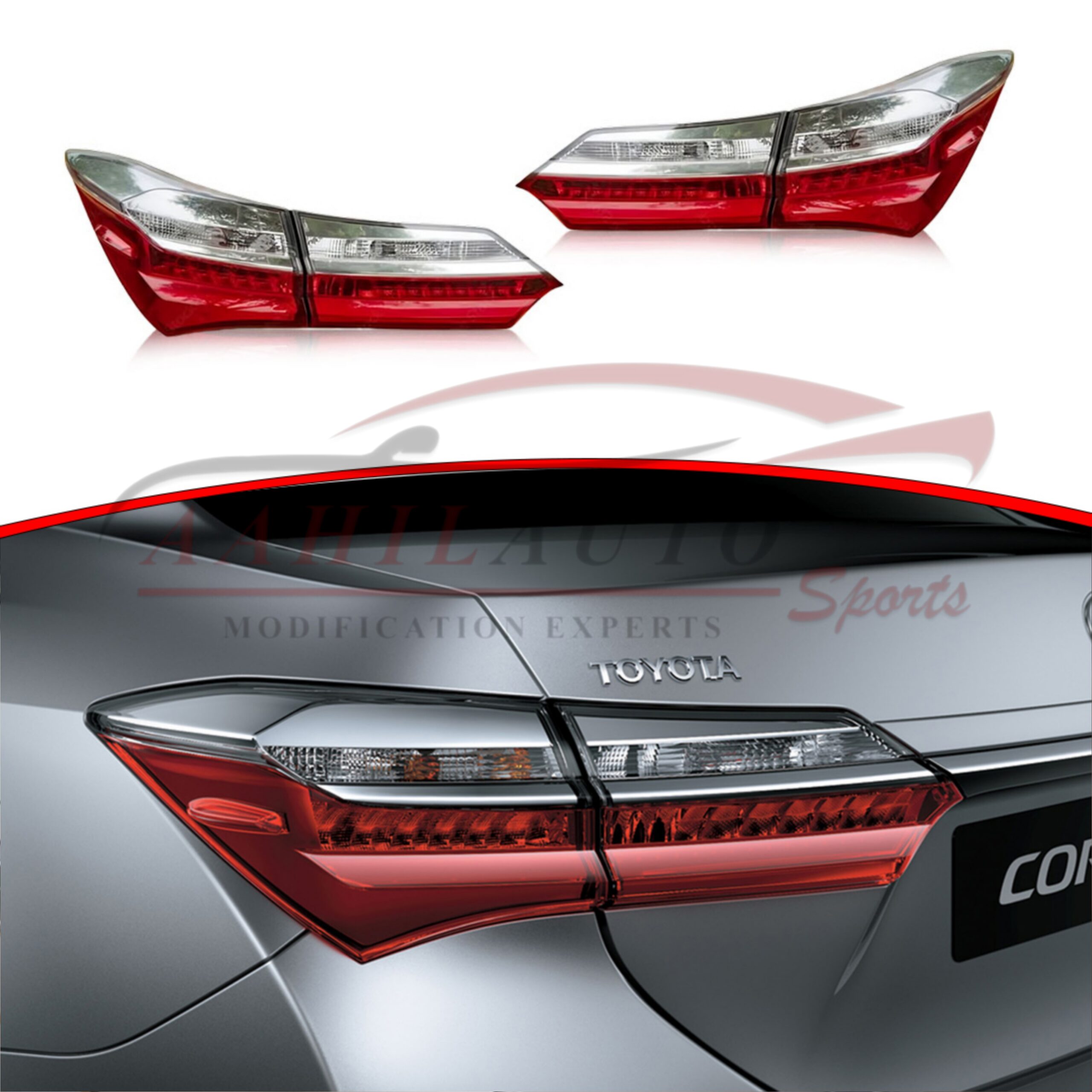 Toyota Corolla Tail Lamps Tail Lights OEM Design 2017-2024 - Image 4