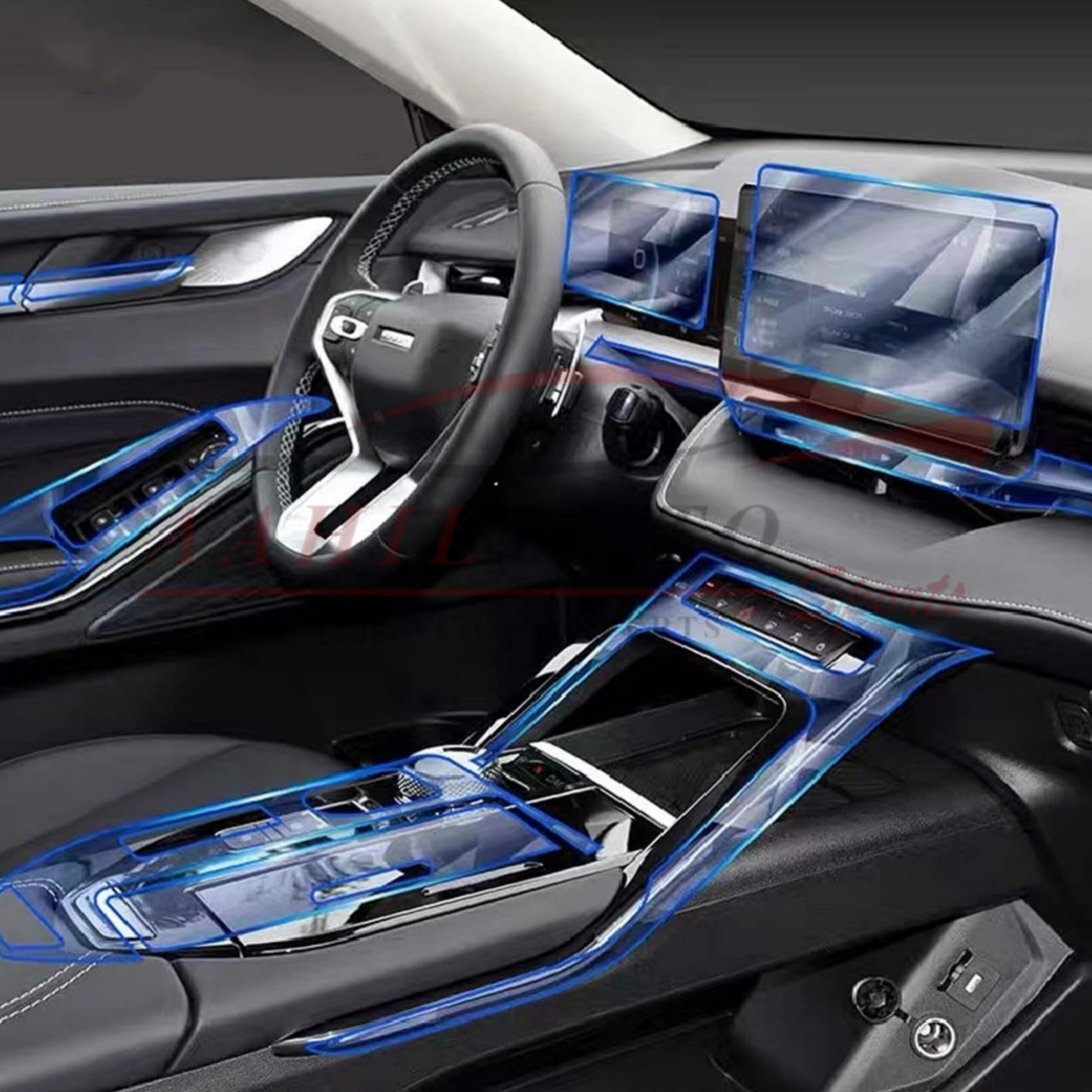 Haval H6 Interior PPF TPU Sheets 2021-2024 - Image 3